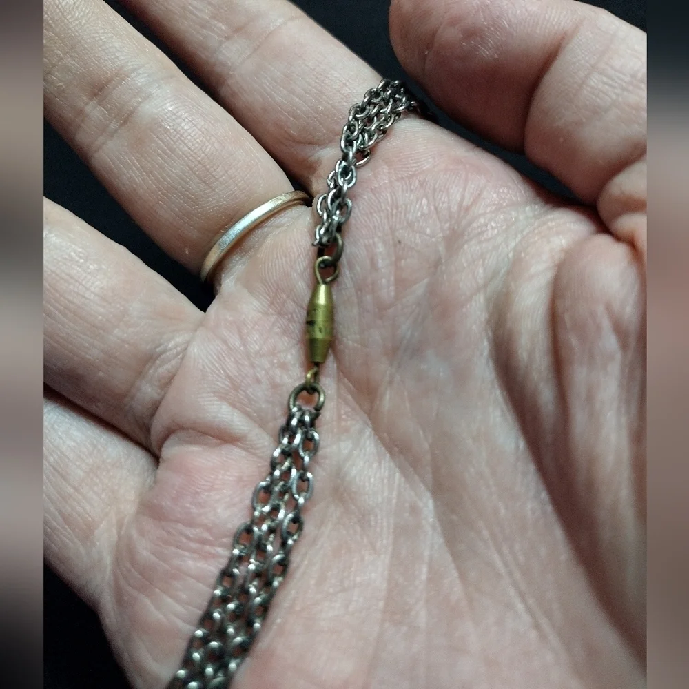 Vintage Multi-strand Beaded Charm Necklace